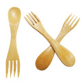 Wholesale Reusable Bamboo Cutlery spoon fork For Kid Eco-friendly